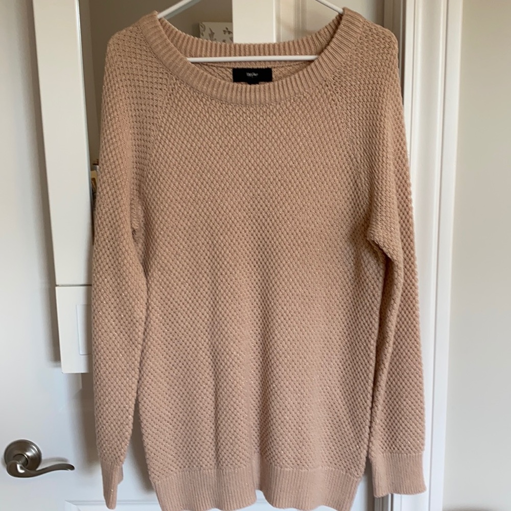 Women’s Light Pink Shimmer Sweater